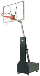 Bison Club Court Acrylic Adjustable Portable Basketball System