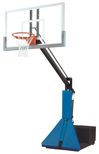 Bison Super Glass Max Portable Adjustable Basketball System