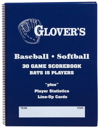Glover Baseball Softball Scorebook