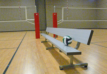 Player Bench with Backrest - Fixed or Portable
