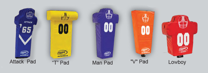 Fisher Football Big Boomer Sled Pad Options