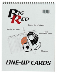 Blazer Line-Up Card Book