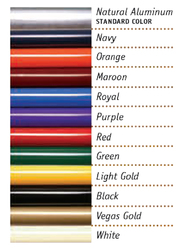 Blazer High School Elite Aluminum Hurdle Tubing Colors