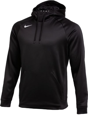 front view of Nike NK therma pullover hood