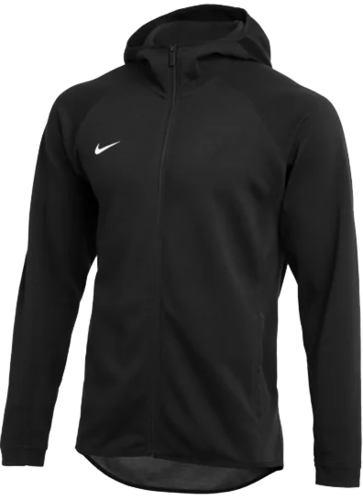 front view of nike men's showtime full zip hoodie