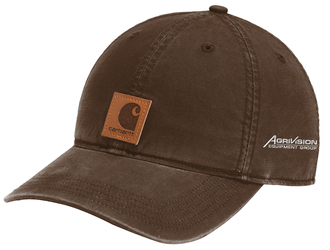 Carhartt Odessa Cap Shown with Custom Embroidered Business Logo