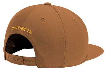 Carhartt Ashland Cap back view in Carhartt Brown