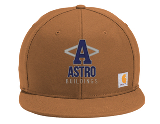 Custom embroidered business logo on Carhartt Ashland Cap