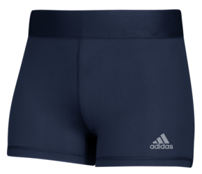 adidas Women's Alphaskin 3" Short in Collegiate Navy, Front View