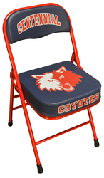 Fisher Next Level Folding Chairs with Coyotes design