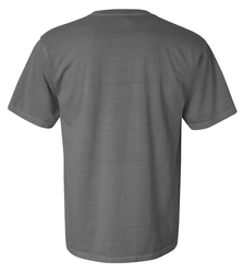 Comfort Colors Pigment Dyed Tee in Grey, Back View