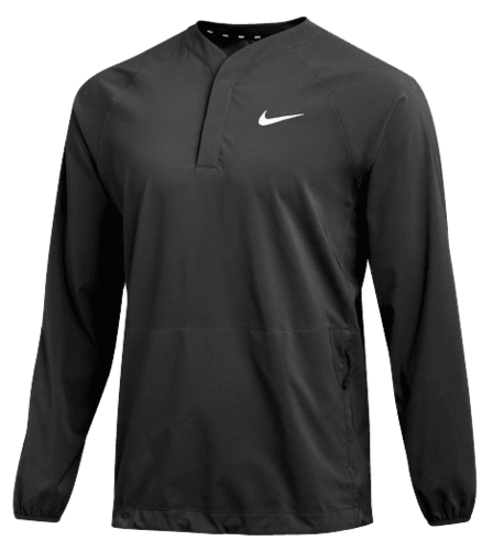 front view of nike long sleeve windshirt