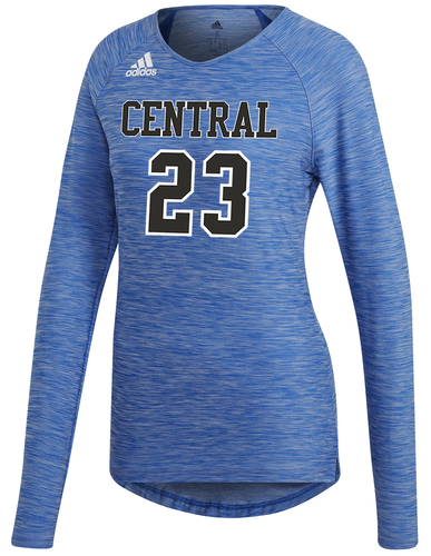 adidas Women's Hi-LO Long Sleeve Volleyball Jersey