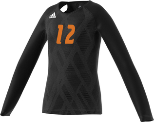 Adidas Girl's Quickset Long Sleeve Volleyball Jersey