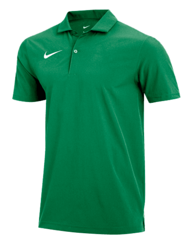 front view of nike dri-fit woven polo