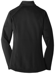 Eddie Bauer Women's Highpoint Fleece Jacket back view in Black