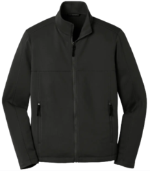front view of Port Authority collective smooth fleece jacket