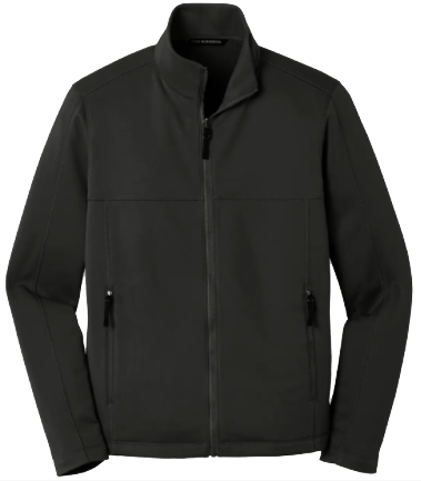 front view of Port Authority collective smooth fleece jacket