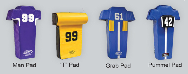 Fisher Football Multi-Unit Bull Sled Pad Options