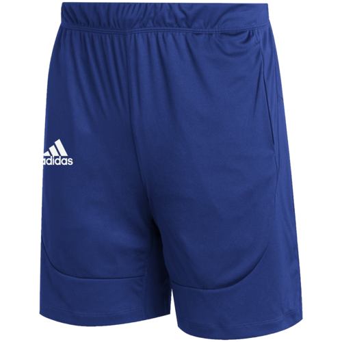 front view of adidas sideline 21 pocketed short royal