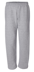 Gildan Ultra Blend Open Bottom Pocketed Sweatpants, Back View