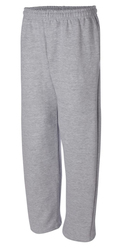 Gildan Ultra Blend Open Bottom Pocketed Sweatpants, Side View