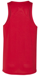 Back view of Gildan Performance Core Singlet