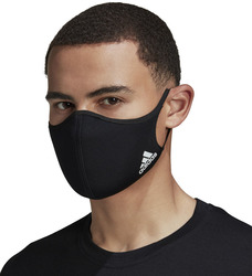 Model wearing adidas Face Covers