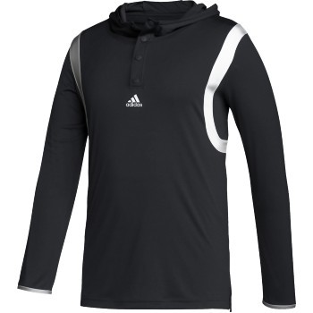 front view of adidas men's icon pulse shooter shirt