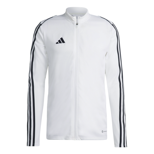 front view of adidas tiro23 league training jacket white