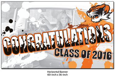 Graduation Banner, Horizontal