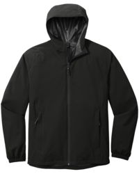 front view of port authority essential rain jacket