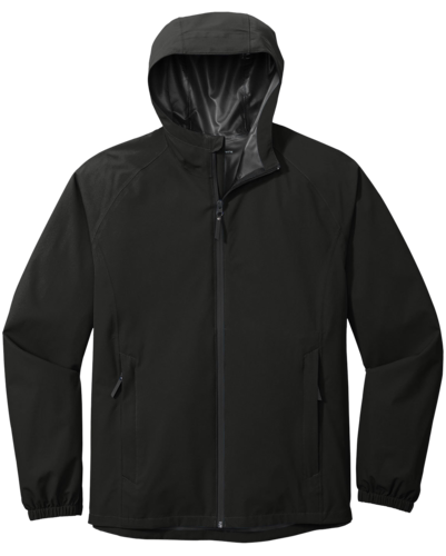 front view of port authority essential rain jacket