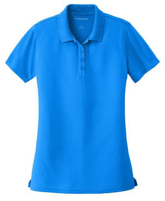 front view of Port Authority Ladies Dry Zone UV Micro-Mesh Polo