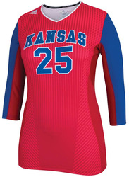 adidas Sublimated 3/4 Sleeve Volleyball Jersey