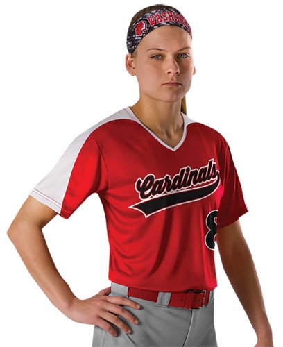 Alleson Vneck Fastpitch Jersey