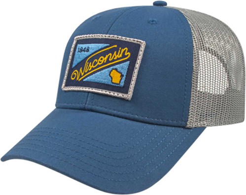 Cap America Low Profile Trucker Flat Bill Cap