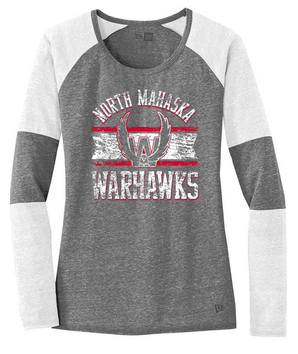 New Era Ladies Tri-Blend Performance Baseball Tee