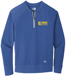 Custom Screen-Printed New Era Sueded Cotton Blend 1/4-Zip Pullover