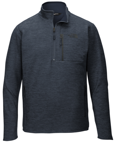 front view of the north face skyline half zip fleece