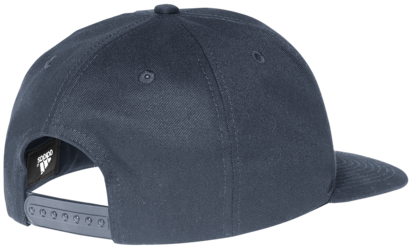 Adidas Structured Snapback Cap back view in Lead