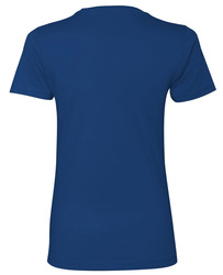 Next Level The Boyfriend Tee in Royal Blue, Back View