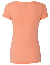 Next Level Women's Tri-Blend Scoop Tee back view