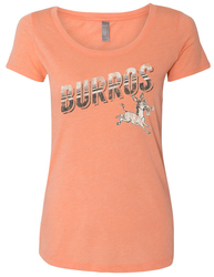Custom Screen Printed Next Level Women's Tri-Blend Scoop Tee