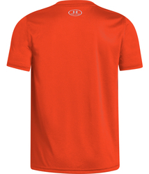 Under Armour Youth Locker Tee 2.0 back view in Orange