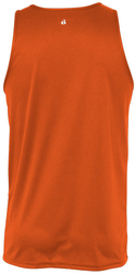 Badger B-Core Singlet back view in Orange