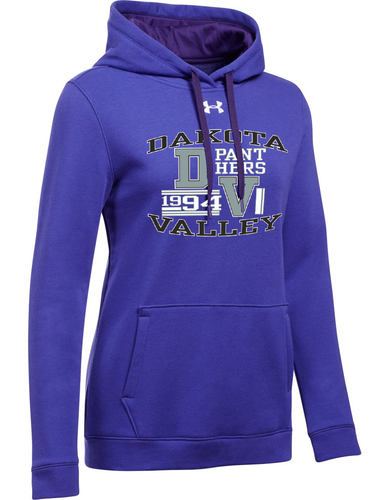 Under Armour Women's Hustle Fleece Hood, Full Front