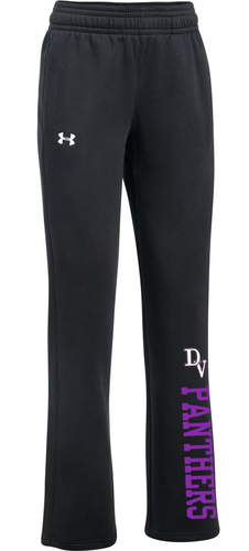 Under Armour Women's Hustle Fleece Pant, Front View