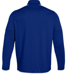 Under Armour Rival Knit Warm-Up Jacket back view in Royal