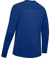 Under Armour CTG Warm-Up Layering Crew back view in Royal